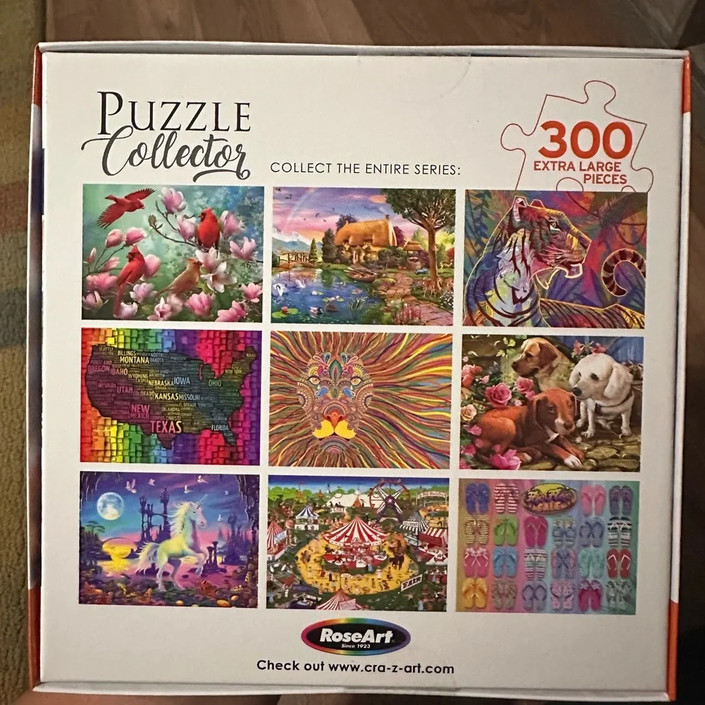 Puzzle Collector Rainbow Map 300 Pieces - Picture 2 of 3